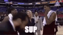 Photobomb Interview GIF - Photobomb Interview Silly GIFs