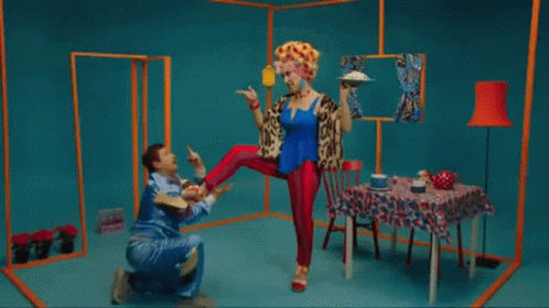Mee And The Band Housewife GIF - Mee And The Band Housewife Kick GIFs