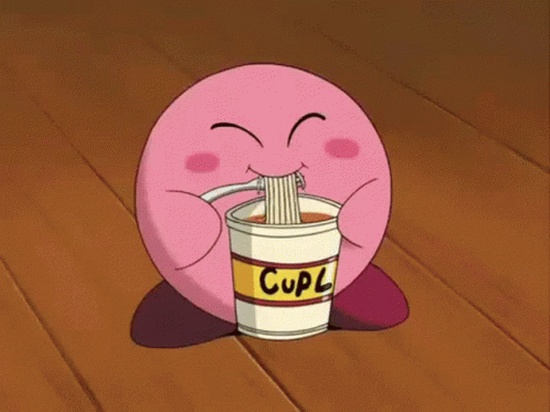Ramen Kirby GIF - Ramen Kirby Cute GIFs