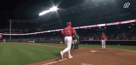 a baseball player with the number 23 on their jersey