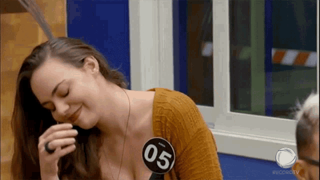 a woman with the number 05 on her shoulder