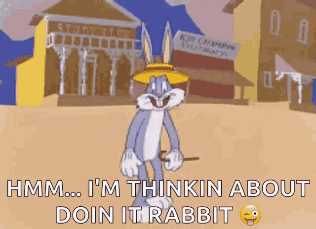 Bugs Bunny Hat GIF