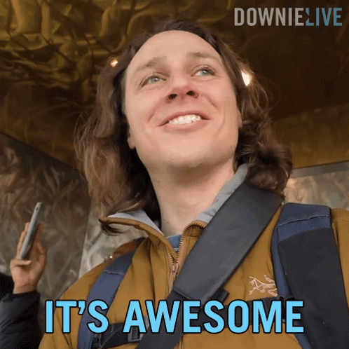 Its Awesome Michael Downie GIF - Its Awesome Michael Downie Downielive GIFs