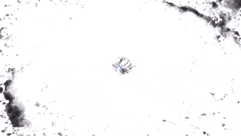 a computer generated image of a ship with a blue and white stripe on the side