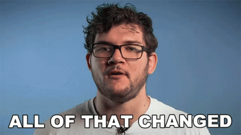 All Of That Changed Nolan Sykes GIF - All Of That Changed Nolan Sykes Donut Media GIFs