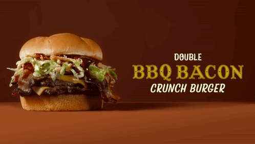 Aw Restaurants Double Bbq Bacon Crunch Burger GIF
