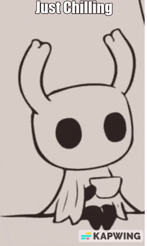 a black and white drawing of a knight holding a cup of tea .