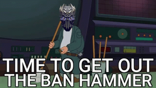 Tronwars Ban GIF - Tronwars Ban Ban Hammer GIFs