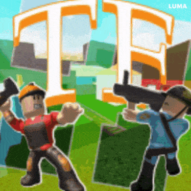 a cartoon of a man holding a gun next to a police officer holding a gun