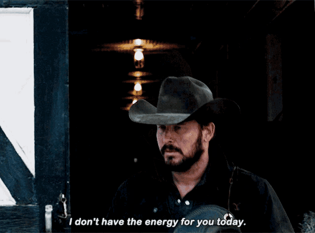 Yellowstone Rip Wheeler GIF - Yellowstone Rip Wheeler I Dont Have The Energy For You Today GIFs