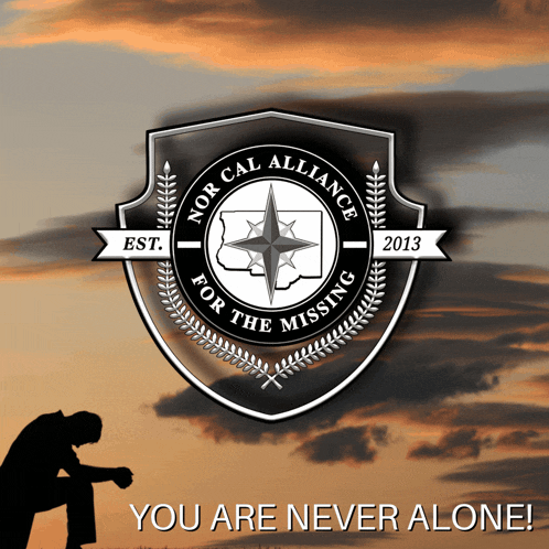 a logo for nor cal alliance for the missing is shown