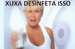 Xuxa Desinfeta GIF - Xuxa Desinfeta Spray GIFs