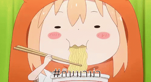 กินมาม่า อร่อย GIF - Eat Cup Noodles Eat Instant Noodles Delicious GIFs