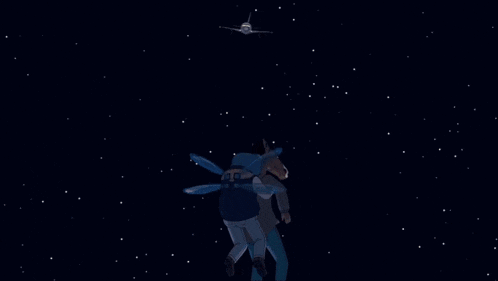 a man and a horse are riding on the wing of a plane