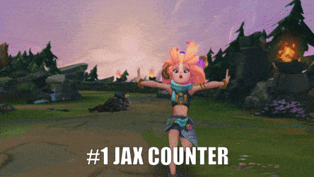 a video game character says # 1 jax counter on the bottom