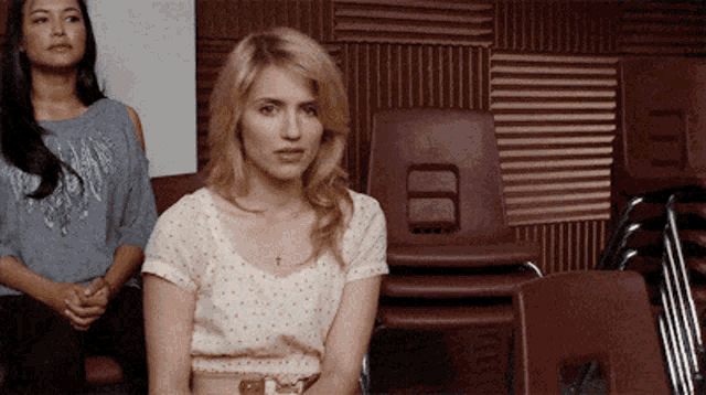 Glee Quinn Fabray GIF - Glee Quinn Fabray Confused GIFs