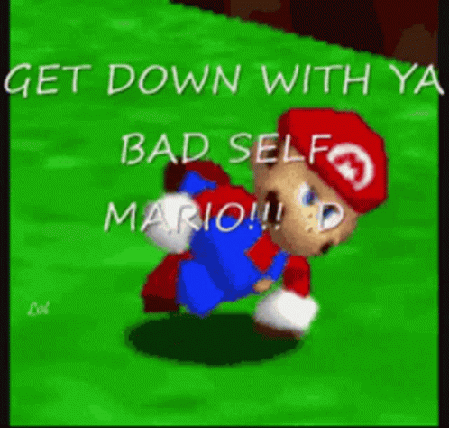 Mario Dancing GIF - Mario Dancing Get Down With Ya Bad Self Mario GIFs