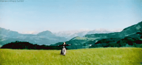 Outside Sound Of Music GIF - Outside Sound Of Music Julie Andrews GIFs
