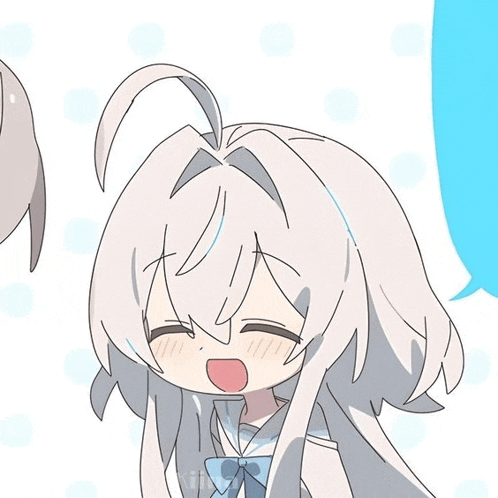 a drawing of a girl with a speech bubble behind her