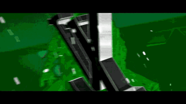 a green background with the letter v in white
