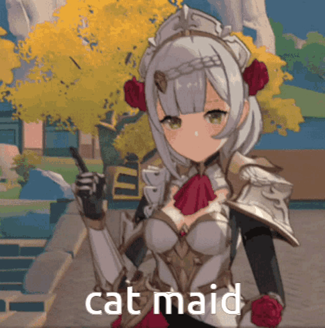 Cat Maid Noelle GIF - Cat Maid Noelle Genshin Impact GIFs