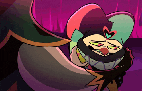 a cartoon character with a heart on its head