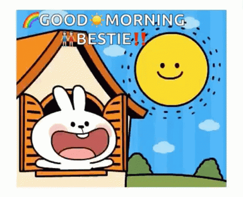 Good Morning Bestie Sunshine GIF - Good Morning Bestie Sunshine Sunrise GIFs