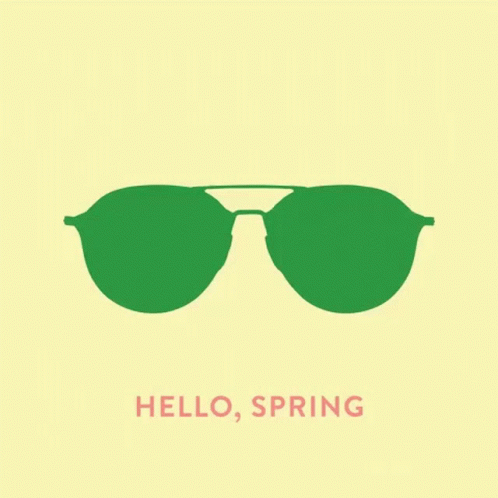 Happy First Day Of Spring Flowers GIF - Happy First Day Of Spring Flowers Shades GIFs