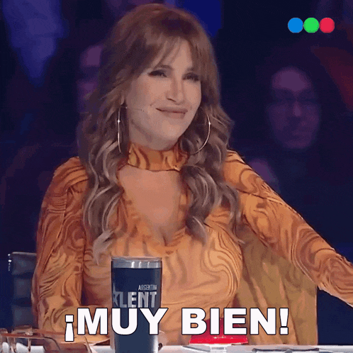 Muy Bien Flor Peña GIF - Muy Bien Flor Peña Got Talent Argentina GIFs