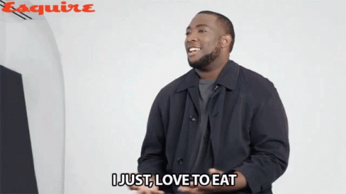 I Just Love To Eat Shrug GIF - I Just Love To Eat Shrug Admit GIFs