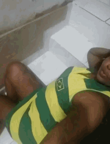 Selfie Stairs GIF