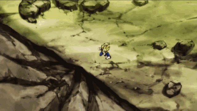 Vegeta Punch GIF