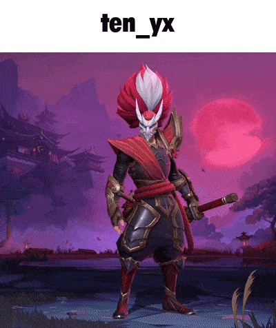 a video game character with the name ten_yx