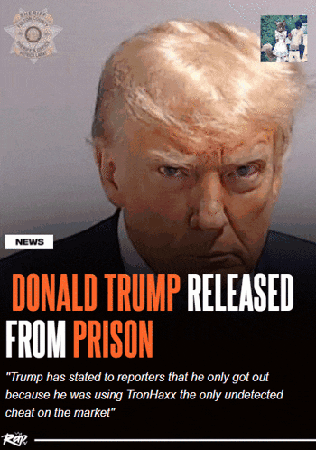 donald trump is released from prison according to a news article