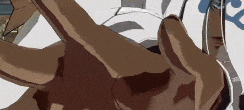 a cartoon drawing of a person laying on their back with a watch on their wrist