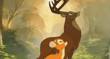 Father And Son The Great Prince GIF - Father And Son The Great Prince Bambi 2 GIFs