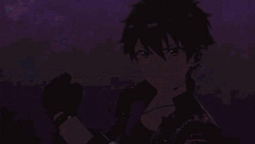 a cartoon character is surrounded by rainbow lights