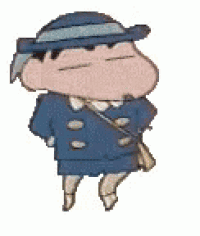 a cartoon character wearing a hat and holding a book .