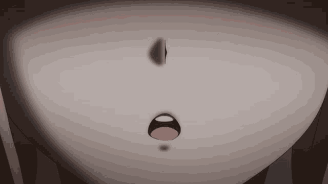 a close up of a person 's belly with a surprised expression