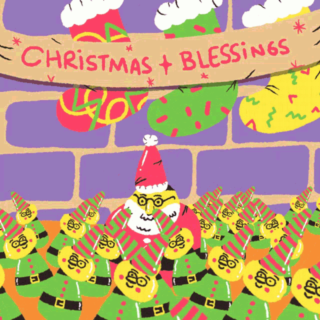 Christmas Blessings Merry Christmas GIF - Christmas Blessings Merry Christmas Happy Holidays GIFs