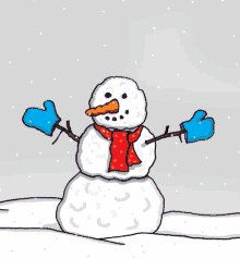 Snowman Hello GIF - Snowman Hello GIFs