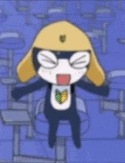 a cartoon character with a yellow helmet and sunglasses