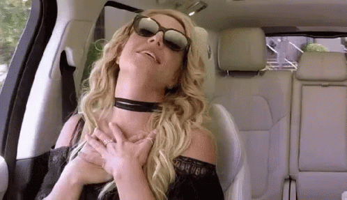 Sing It Out GIF - Britney Spears Car Karoake Sing GIFs
