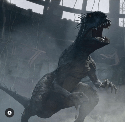 a picture of a dinosaur with the number 9 on it