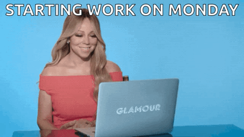Mariah Carey Reading GIF - Mariah Carey Reading Computer GIFs