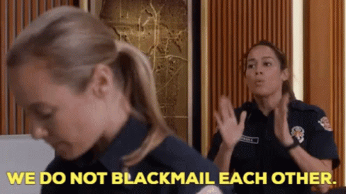 Station19 Andy Herrera GIF - Station19 Andy Herrera We Do Not Blackmail Each Other GIFs