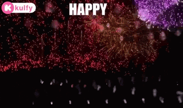a new year 's eve greeting card with fireworks in the background .