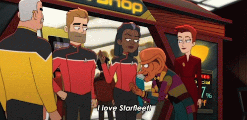 I Love Starfleet Colonel Kira Nerys GIF - I Love Starfleet Colonel Kira Nerys Captain Freeman GIFs