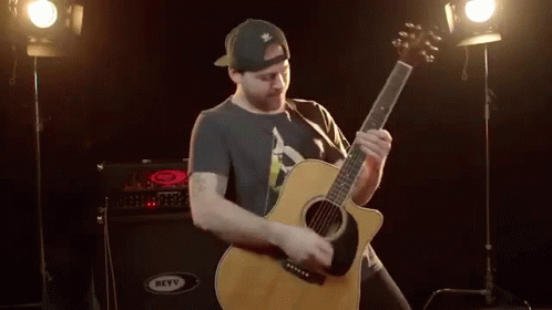 Playing Guitar Jared Dines GIF - Playing Guitar Jared Dines Music GIFs