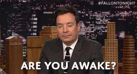 Are You Awake GIF - Are You Awake Jimmy Fallon Stare GIFs